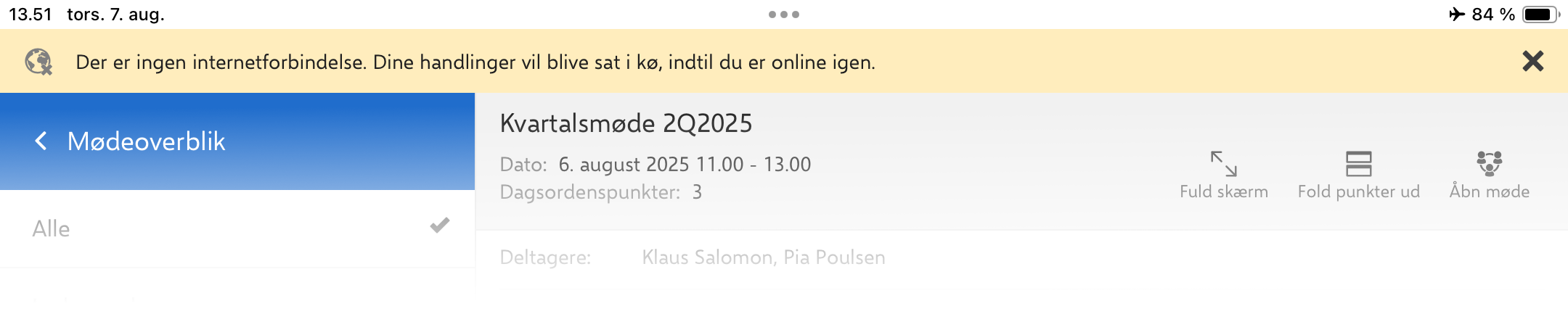 no connection