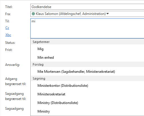 search participant grouping