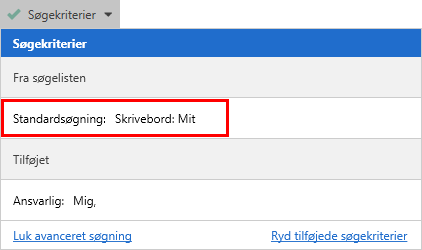 search standard list