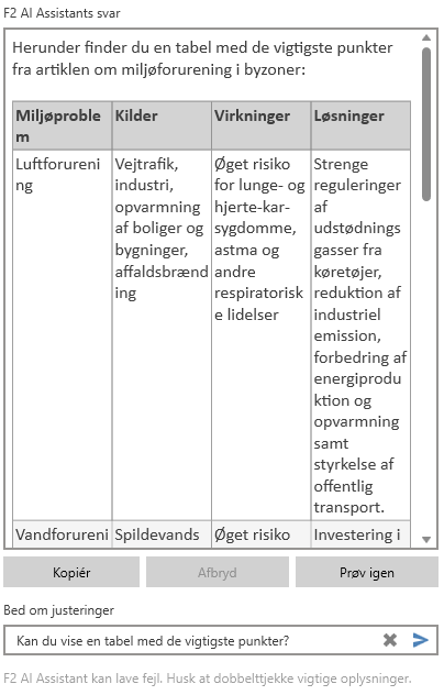 table markdown