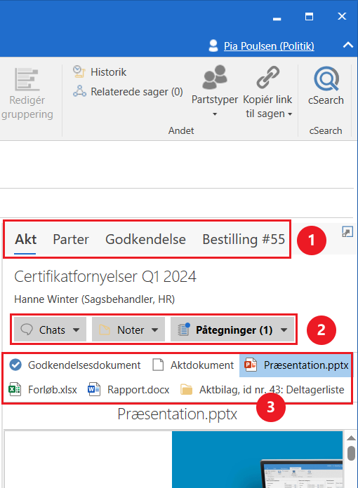 case preview functions