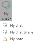 new chat dropdown