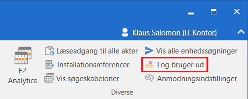 log user out