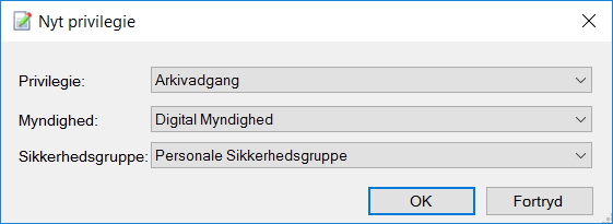 new privilege