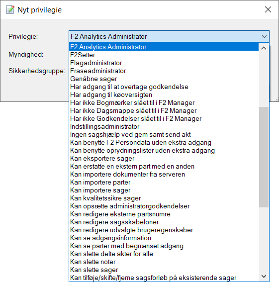 privilege overview