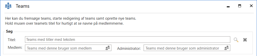 teams search
