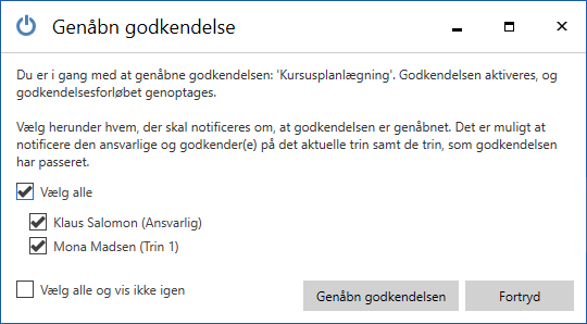 notify approvers reopen