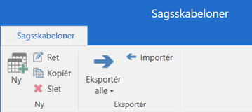 case templates menu items