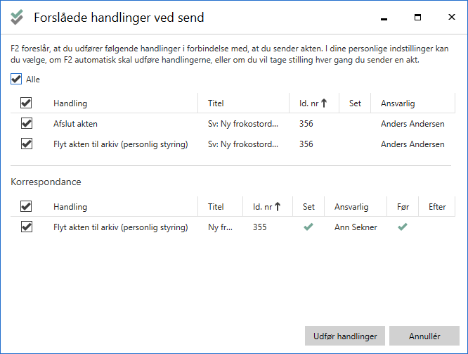 suggested reply actions