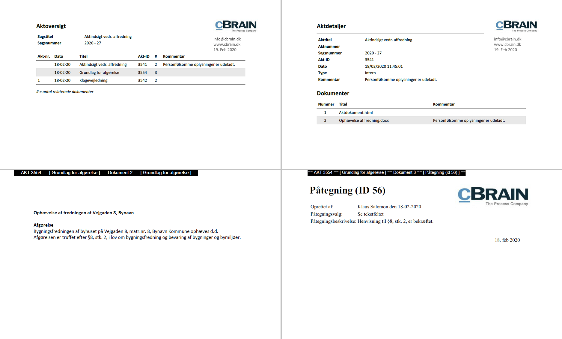 example full foi request report