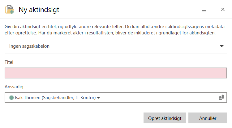 new foi request dialogue