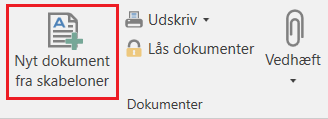 new document from templates