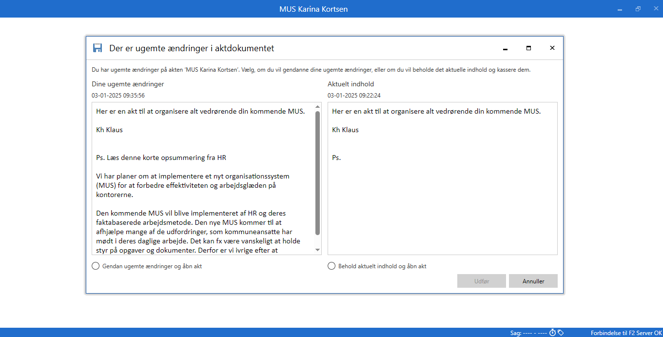 document recovery open record
