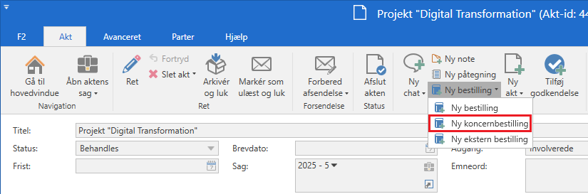 create request group