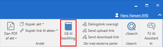 open request record