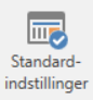 default settings menu item