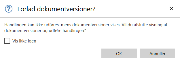 leave document versions