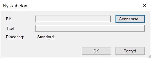 new template dialogue