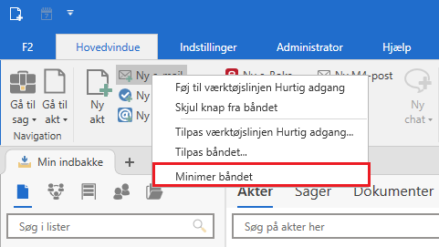 right click minimize