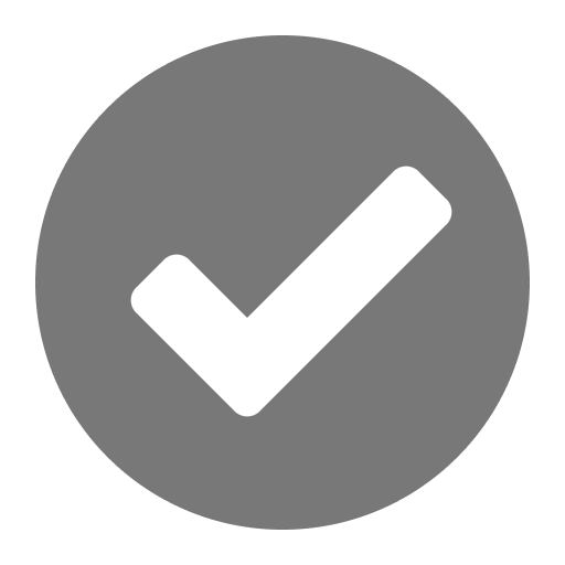 approval icon   gray