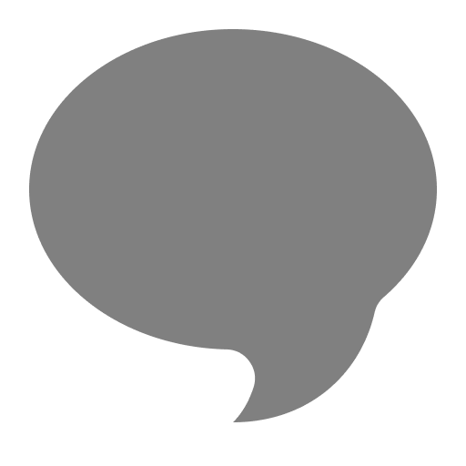 chat icon gray