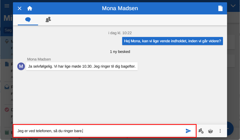 chat view write