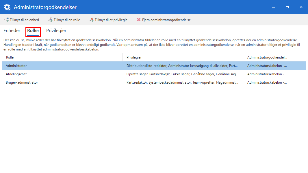 window admin approvals role