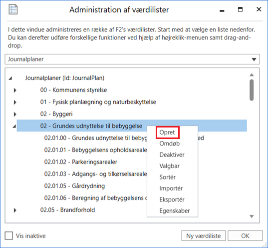 file plan create