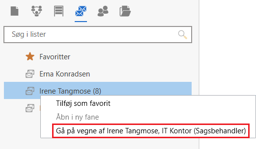 right click inbox