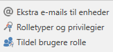 roles privilege menu