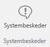 system messages menu