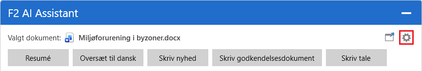 ai admin settings