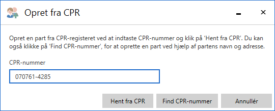 create participant cpr