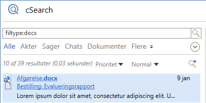 search file type