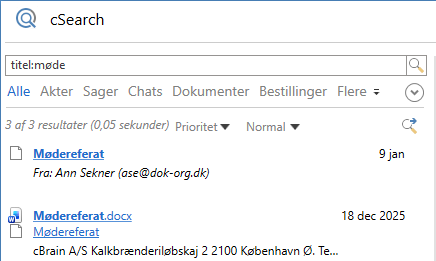 search title