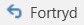 buet pil mod venstre ved Fortryd