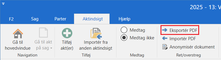 export pdf