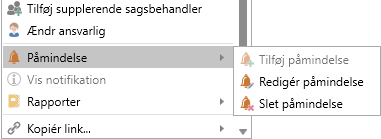 remove edit reminder
