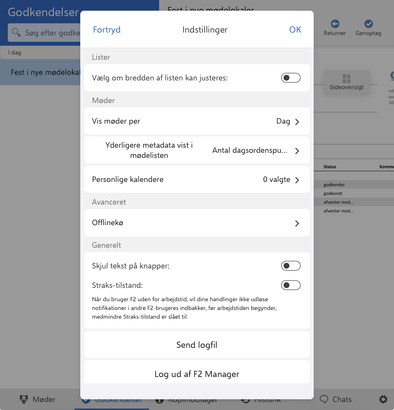 manager 2 settings