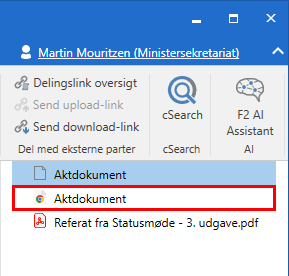 attach record document