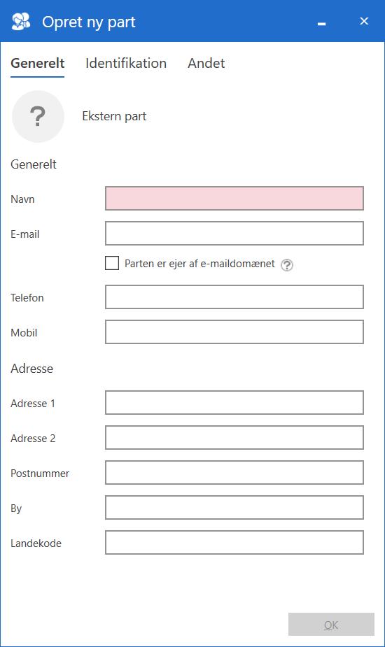 new participant dialogue