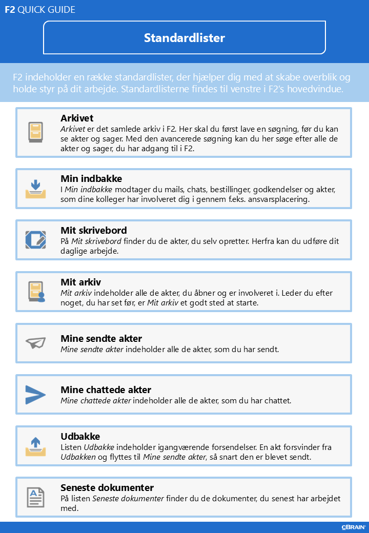 default lists