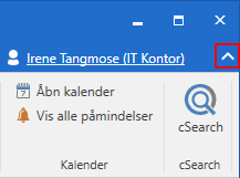 minimize ribbon