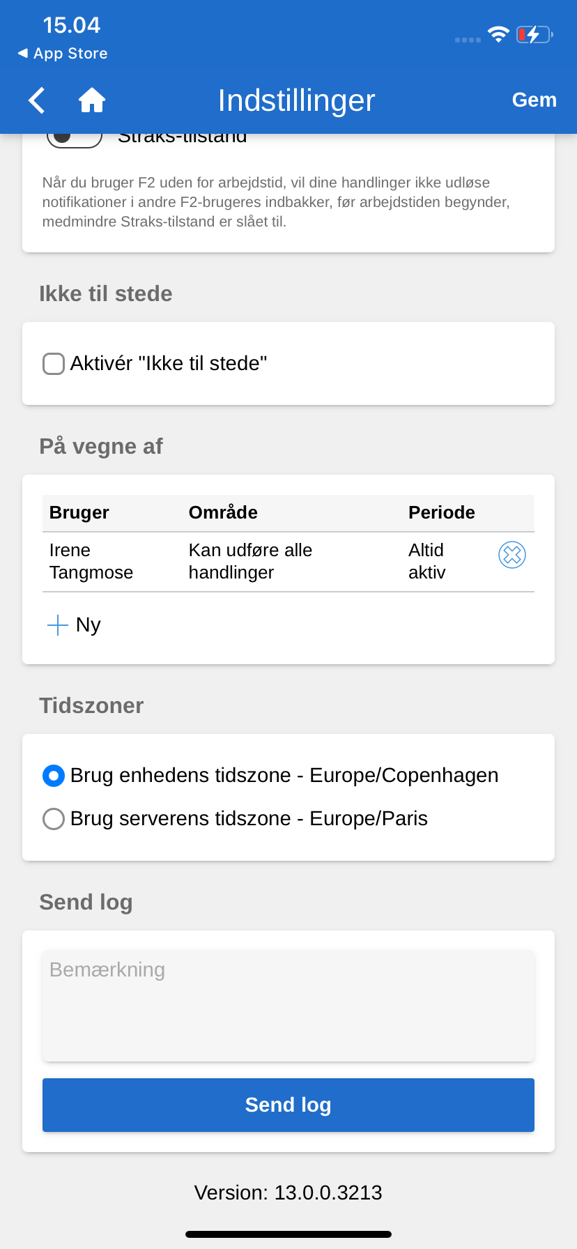settings v13