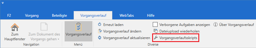 case guide scripts button