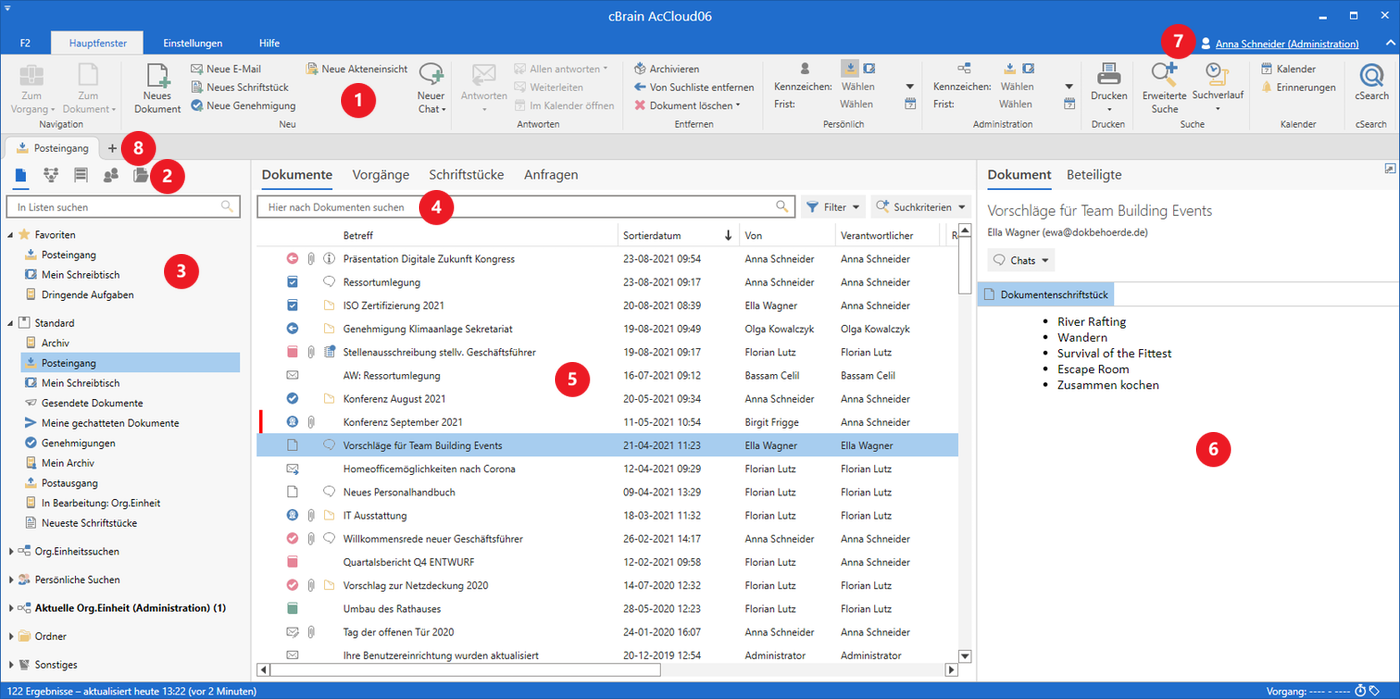 Das Hauptfenster :: F2 Docs