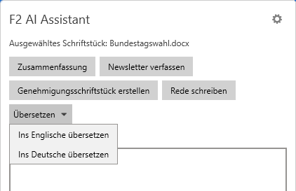 translate dropdown