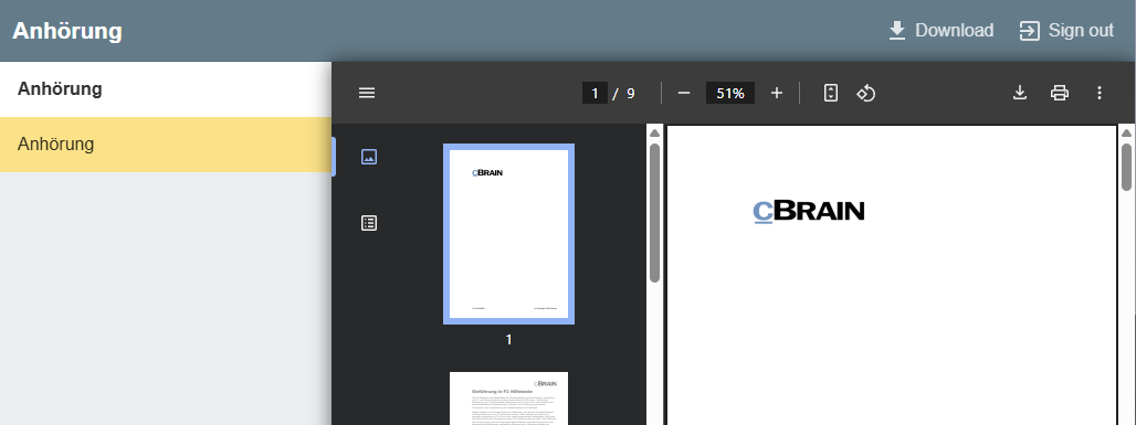 document external