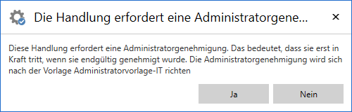 action requires approval