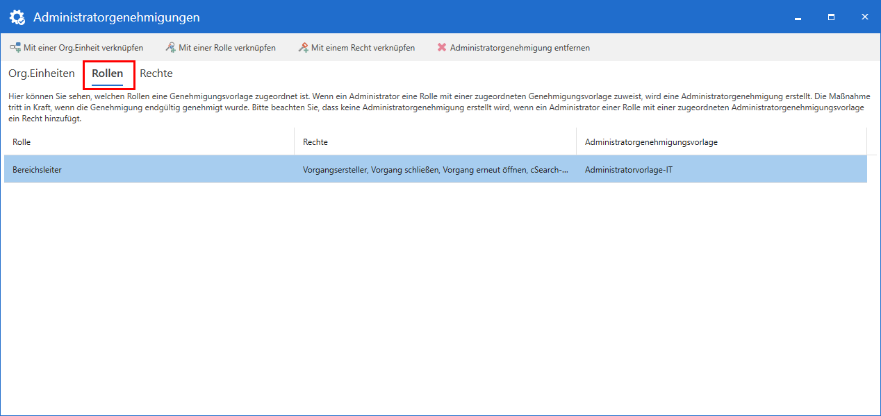 window admin approvals role